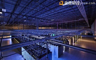 Expansive mining farm with rows of mining machines