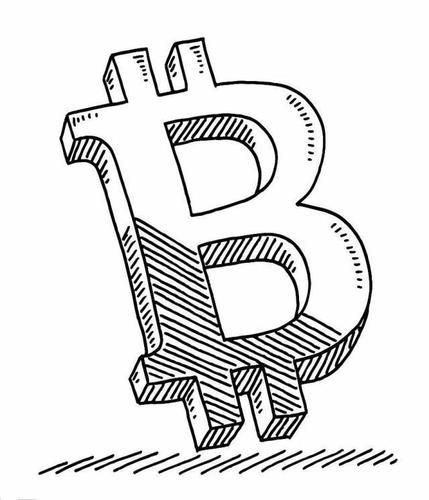 A vibrant illustration of Bitcoin mining operations in a secure hosted facility, emphasizing efficiency and security