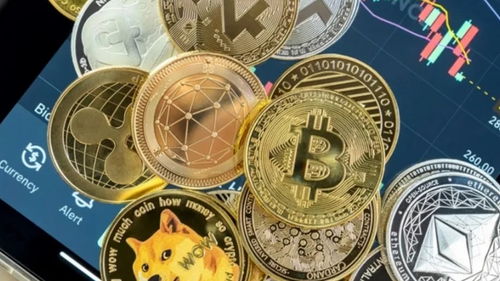 Illustrative image of a Bitcoin graphic overlaid on a server farm, representing digital currency and infrastructure